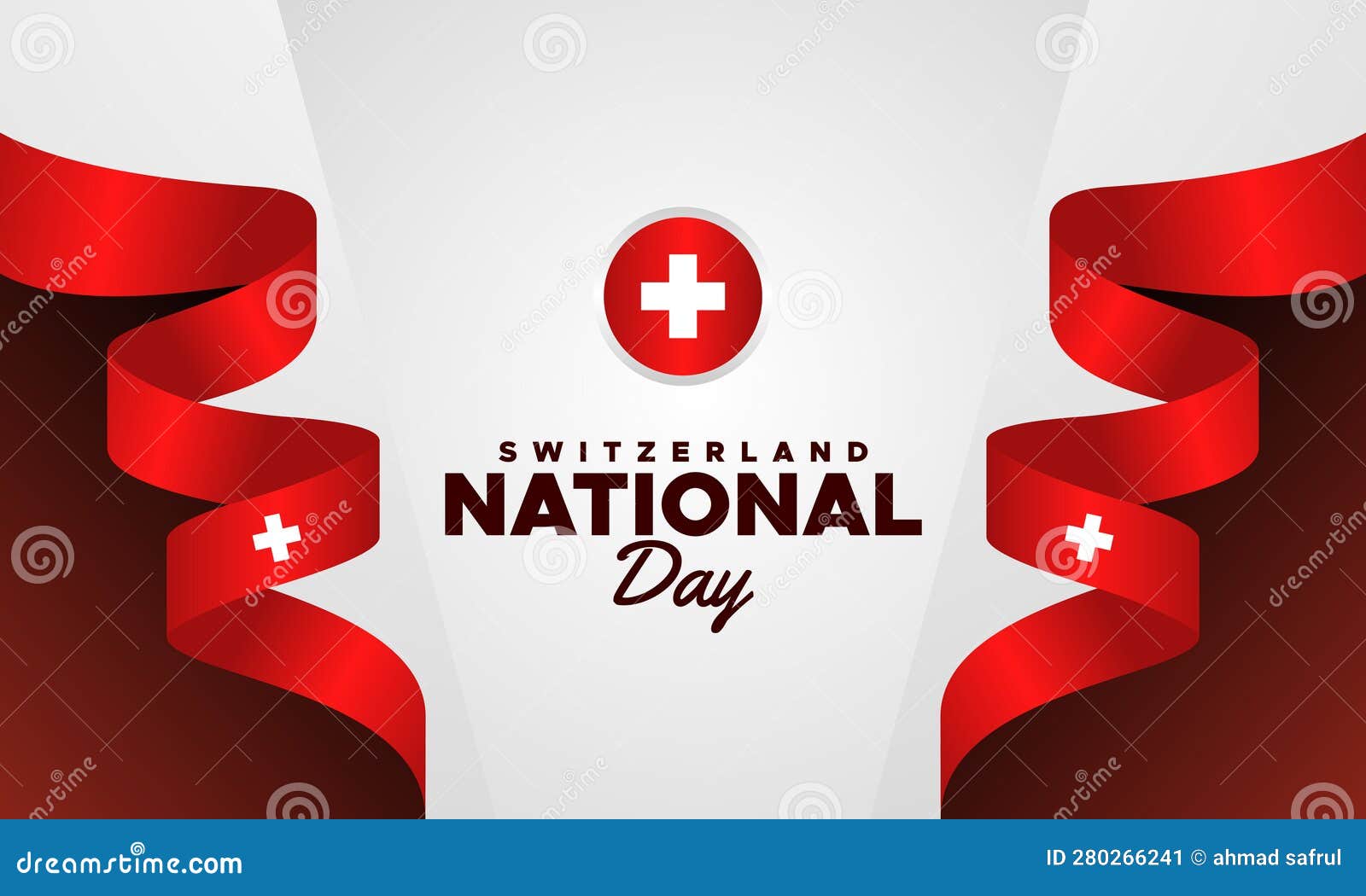 Switzerland National Day Celebration Event Vector Design Stock Vector Illustration of abstract
