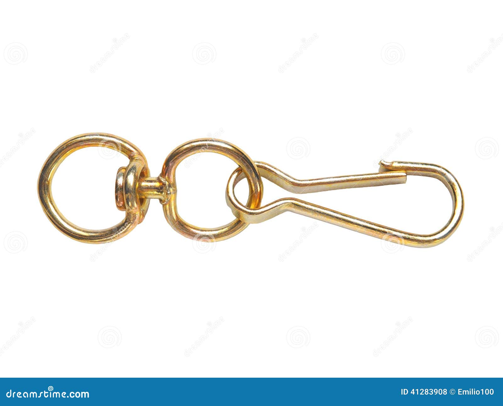 Swivel eye snap hook stock photo. Image of animal, ring 41283908