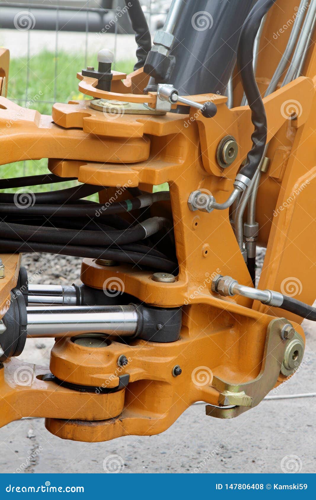 Swivel and Hydraulic Hoses on a Tractor Stock Photo Image of modern