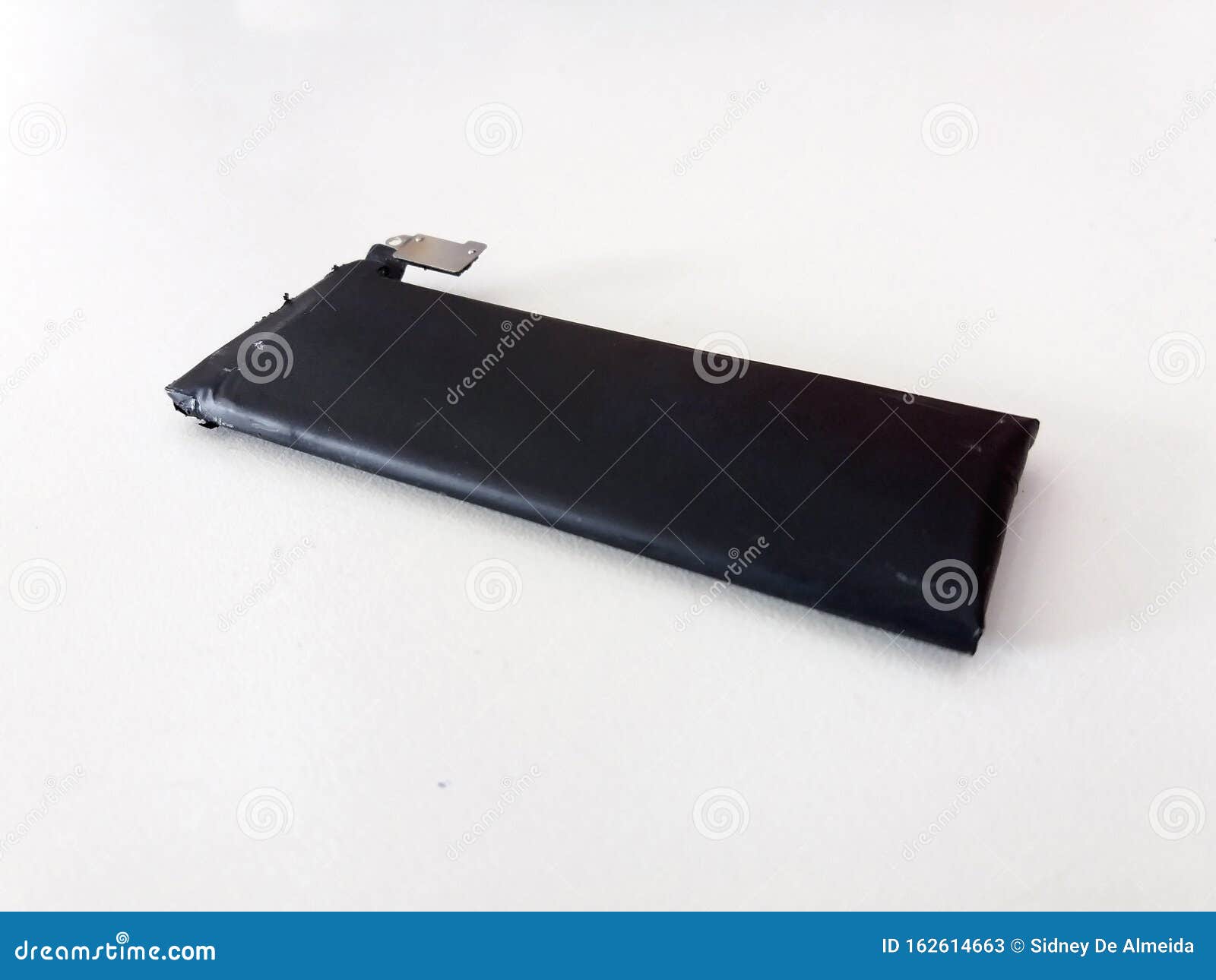 Swollen Mobile Phone Battery Old Damaged Battery Stock Image Image