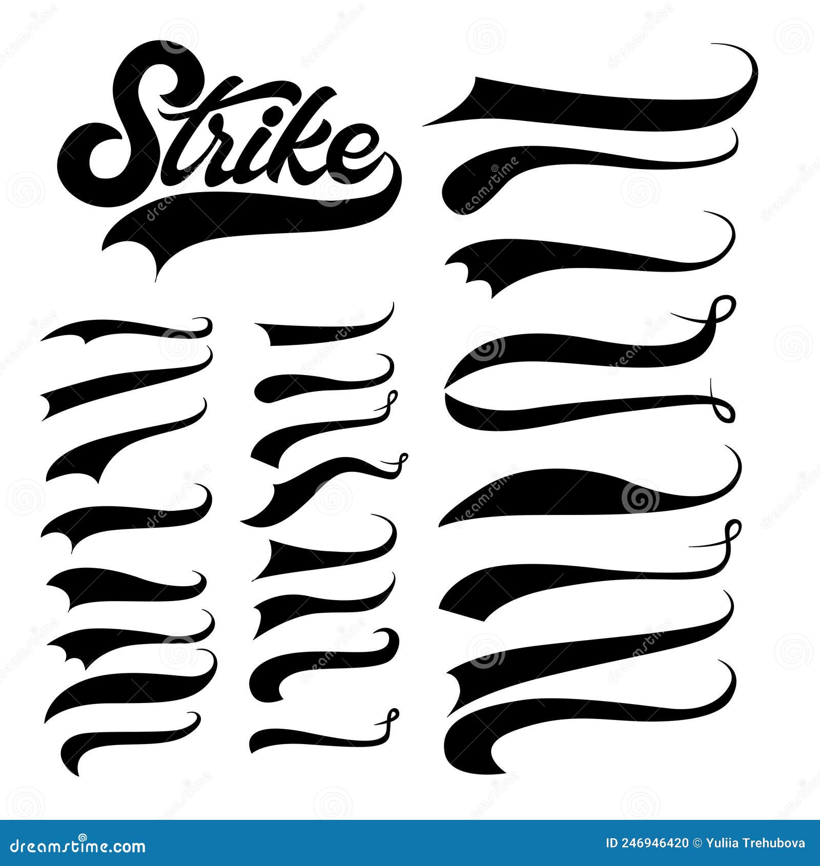 Swoosh Svg Baseball Swish Svg Underline Svg Swashes 