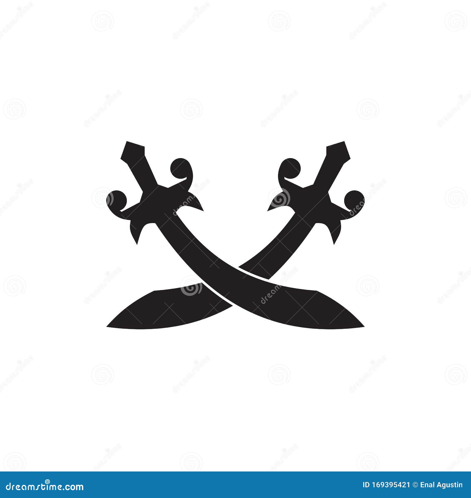 Sword Logo Icon Design Vector Template Stock Vector - Illustration of ...