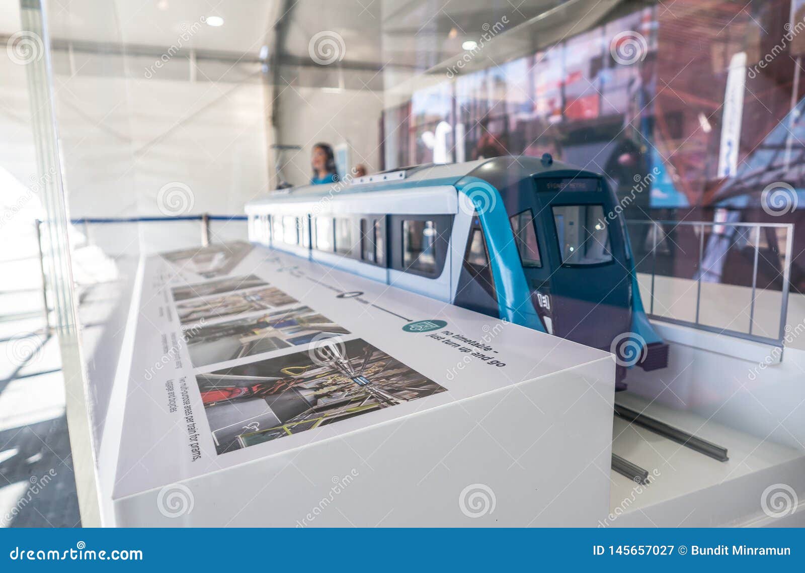 The Train`s Model of Sydney Metro is Australiaâ€™s Biggest Public Transport  Project. New Metro Rail Will Services Start in 2019. Editorial Photography  - Image of passenger, metro: 145657027