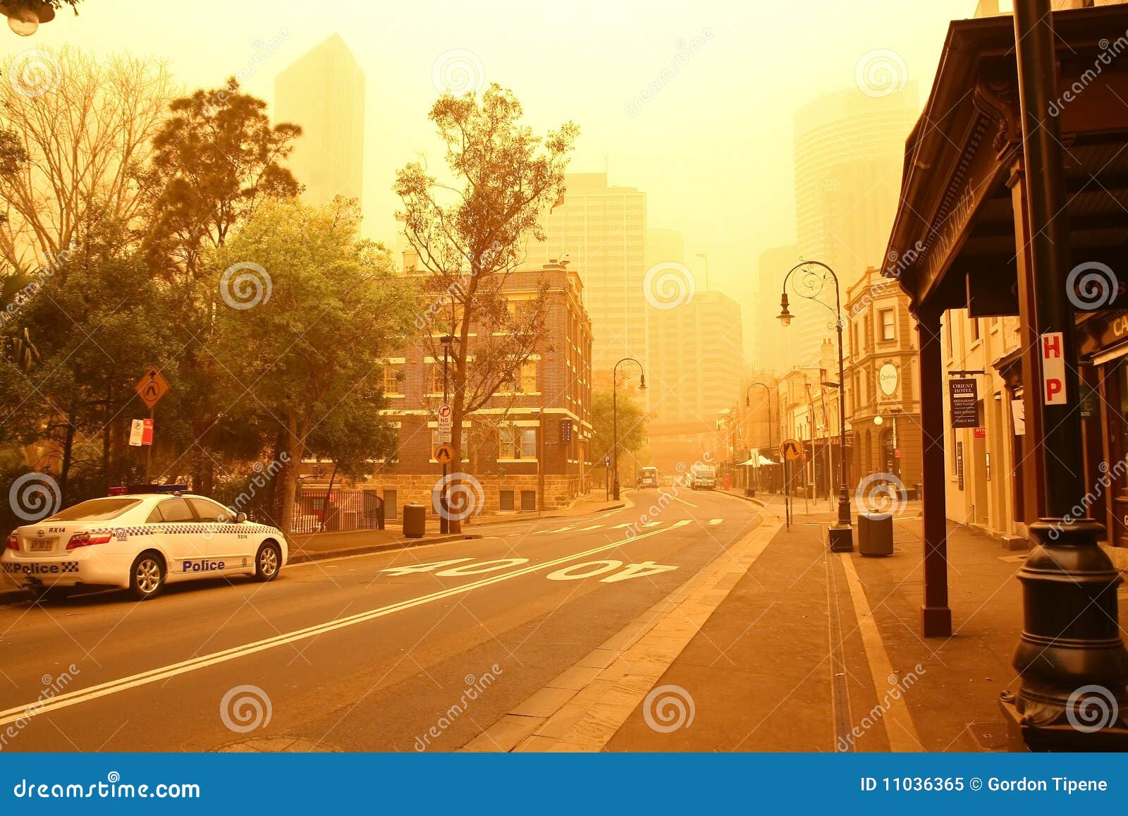 Sydney, Australia, Shrouded in Dust Storm. Editorial Image Image of
