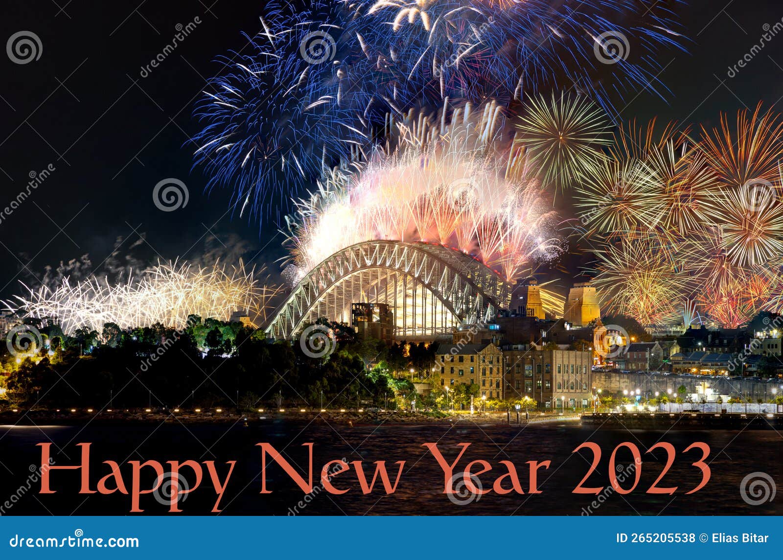 Sydney Harbor Bridge New Years Eve Fireworks 2023 Kleurful Nye Fire