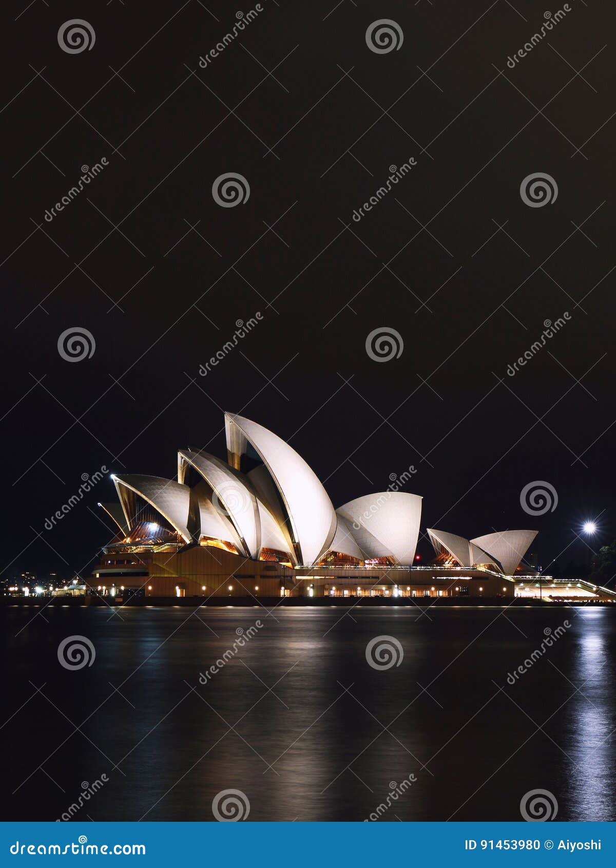 Sydney Opera House Night View Editorial Image - Image of tourism, view