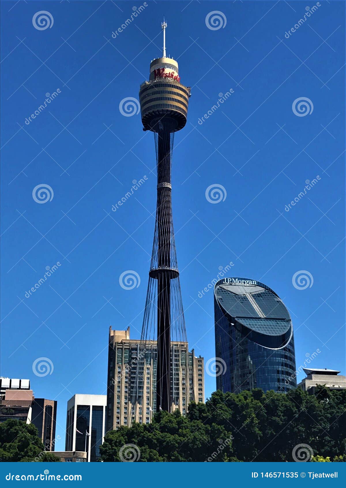 Sydney Tower Eye, Fish Eye View, Sydney, Australia Editorial Image