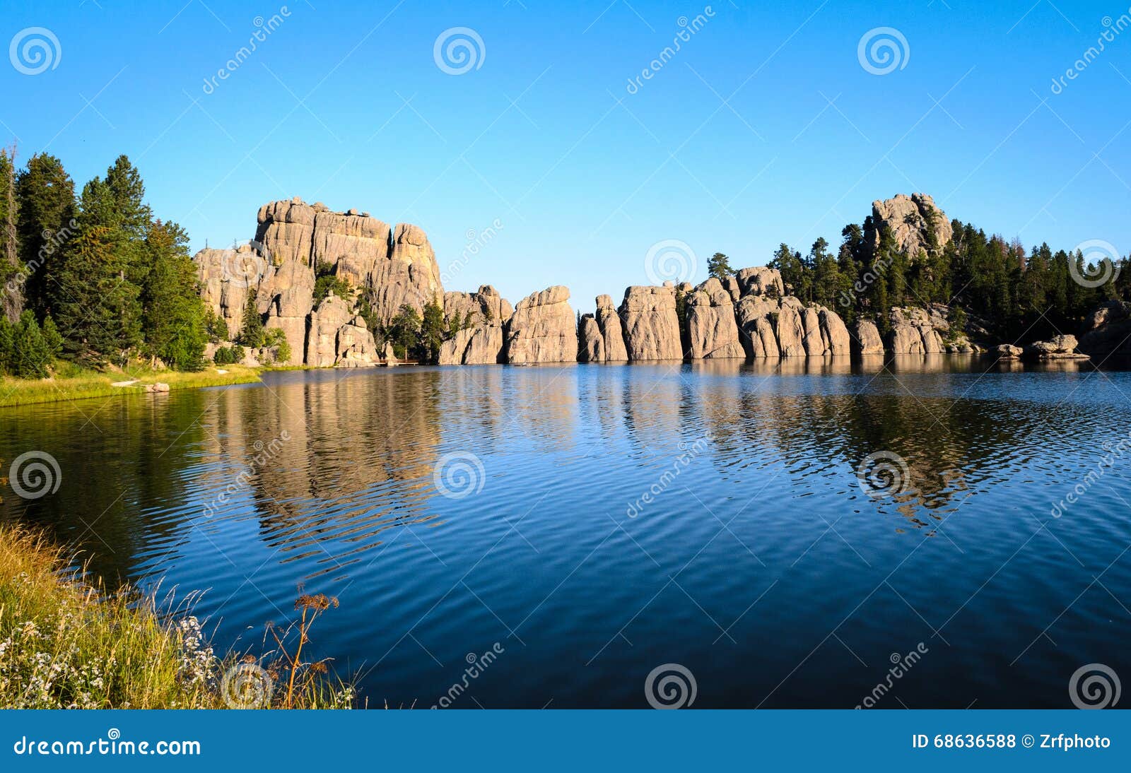 Sylvan Lake stock photo. Image of forest, nature, park 68636588