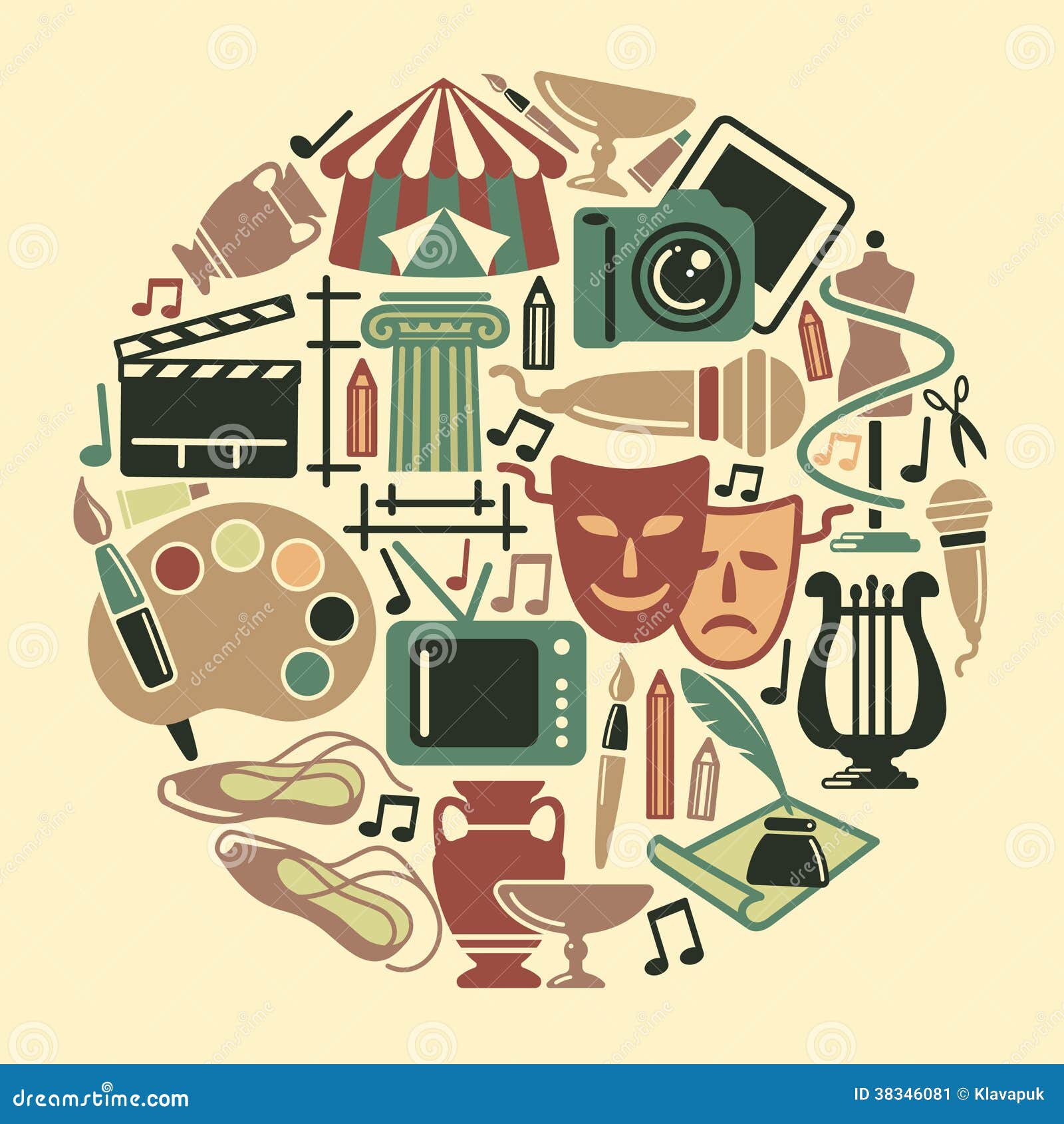 Symbol Of Arts Stock Image - Image: 38346081