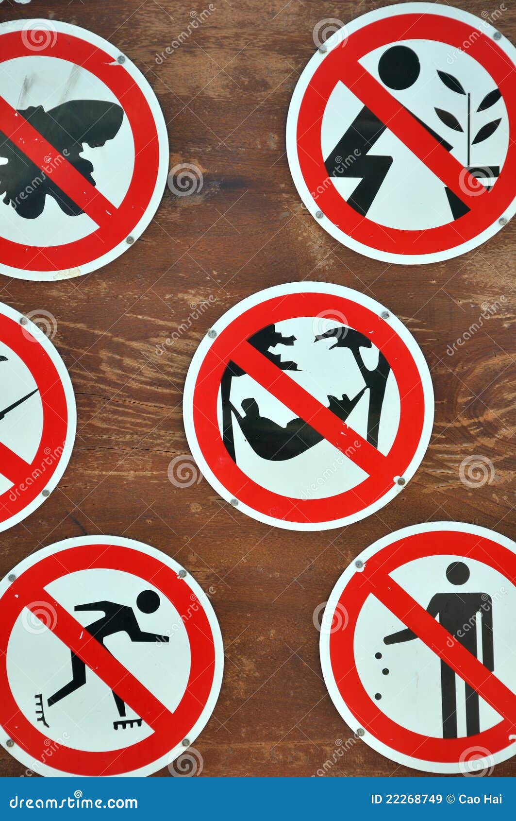 Symbol Board in Public Place Stock Image Image of forbid, background