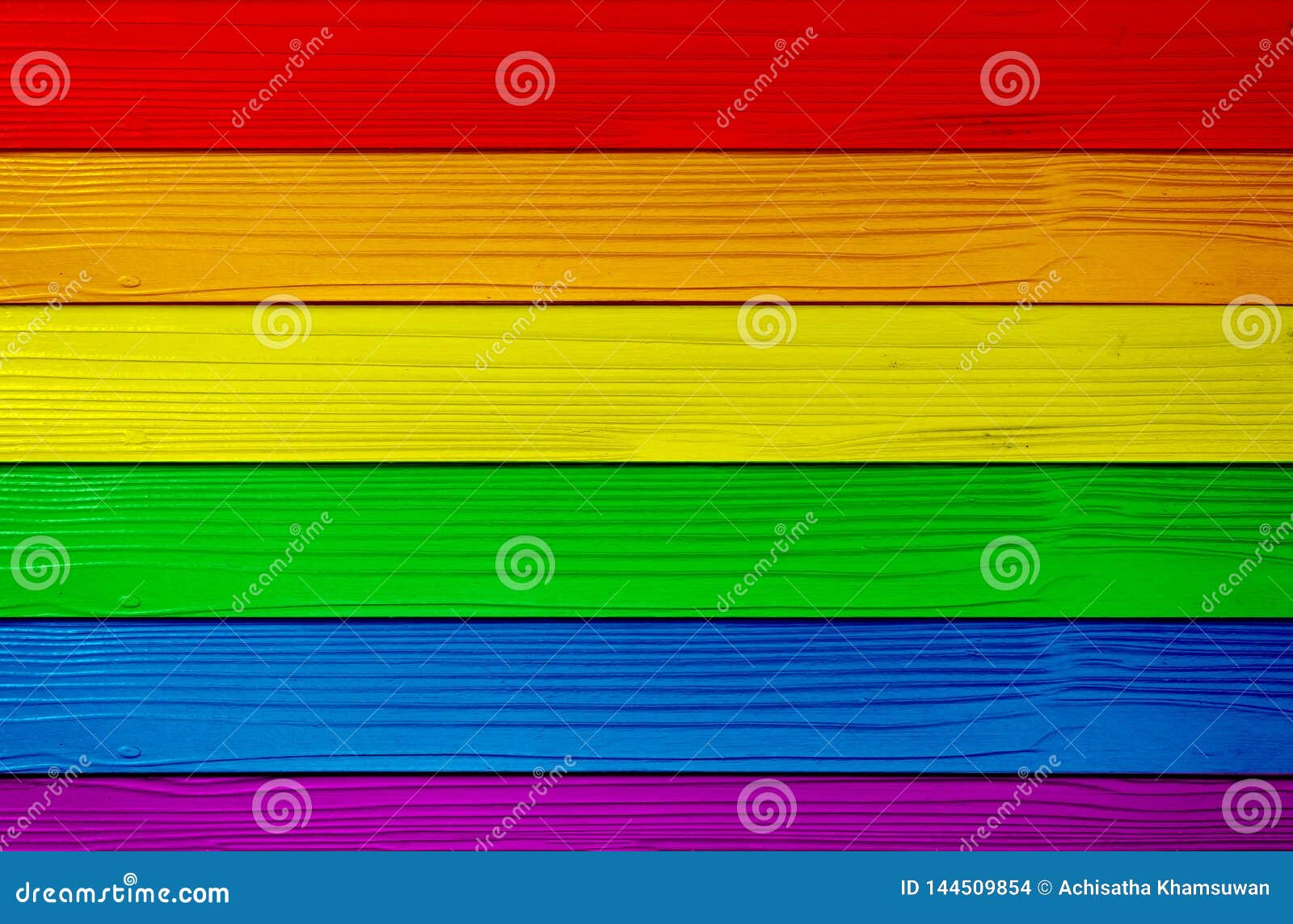 Symbol Color Of Lgbtq On Wooden Wall Background Red Orange Yellow Green Blue Purple Stock Illustration Illustration Of Bisexual Hardwood