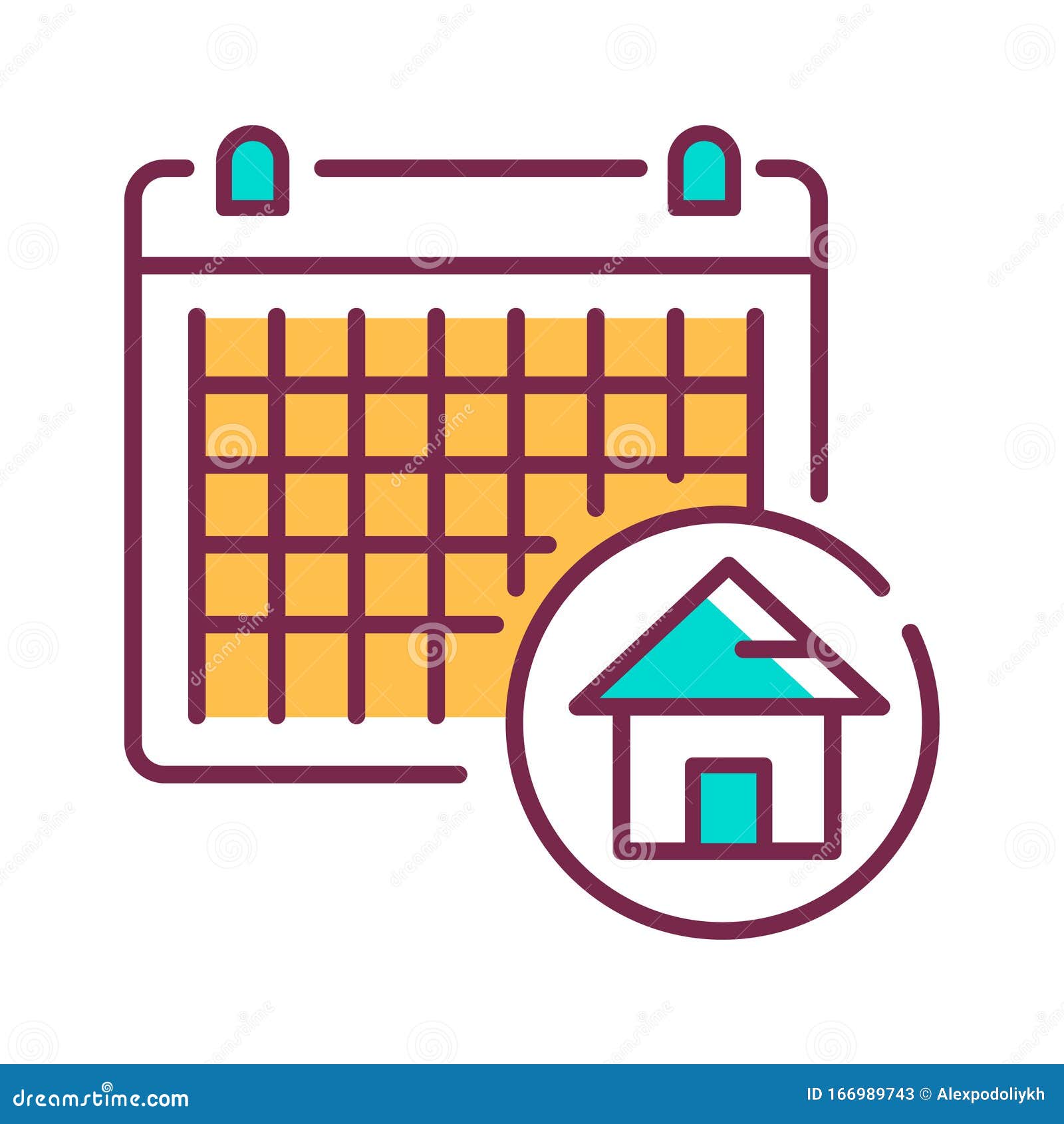 Symbol Fur Buchungsdatum Datum Der Reservierung Einer Wohnung Feiertage Piktogramm Fur Webseiten App Fur Mobile Gerate Promo Be Vektor Abbildung Illustration Von Periode Ikonen 166989743