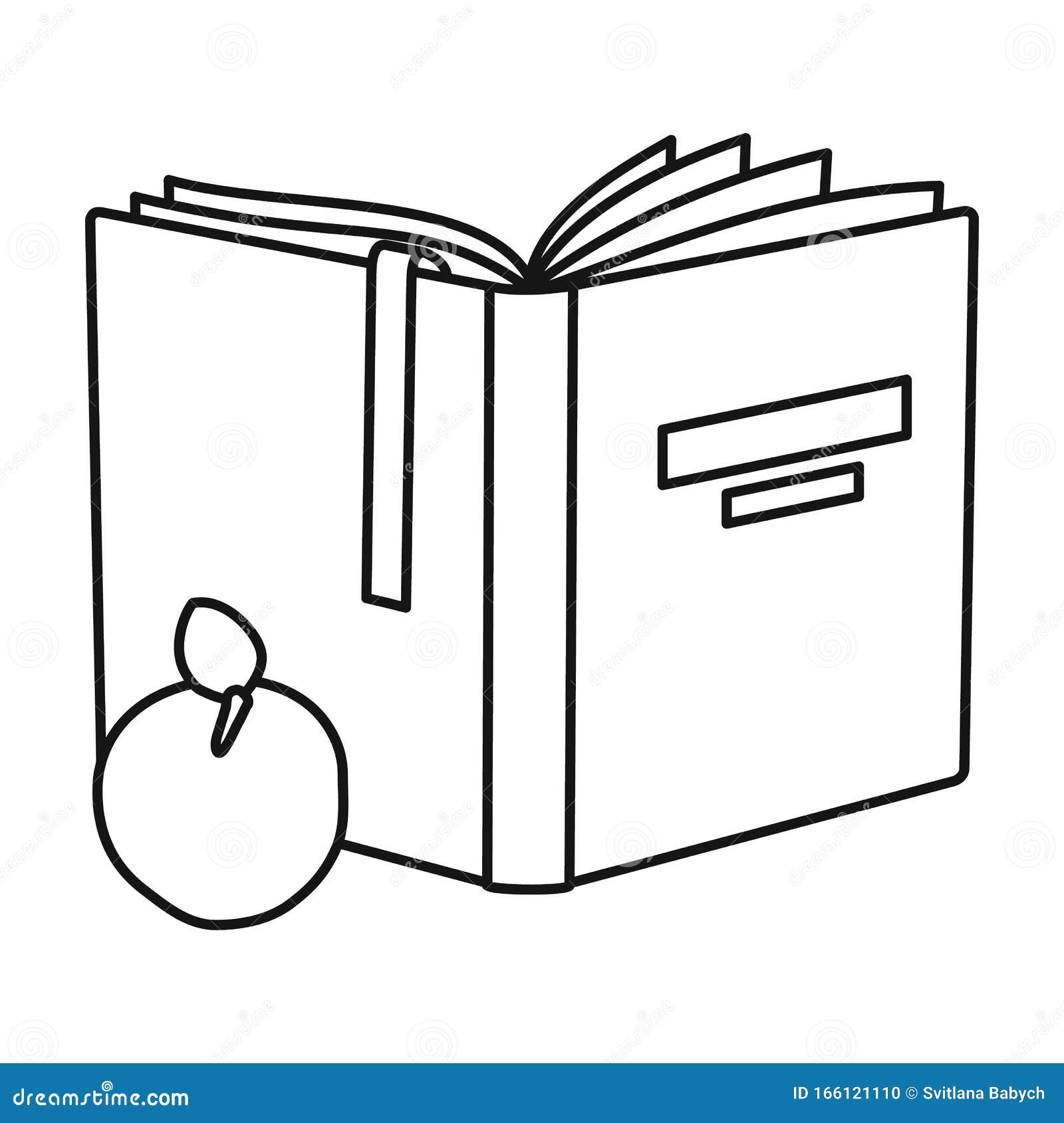 Symbol Fur Offenes Buch Zeilensymbol Isoliert Auf Weissem Hintergrund Offenes Buch Vektor Abbildung Illustration Von Papier Publikation 166121110