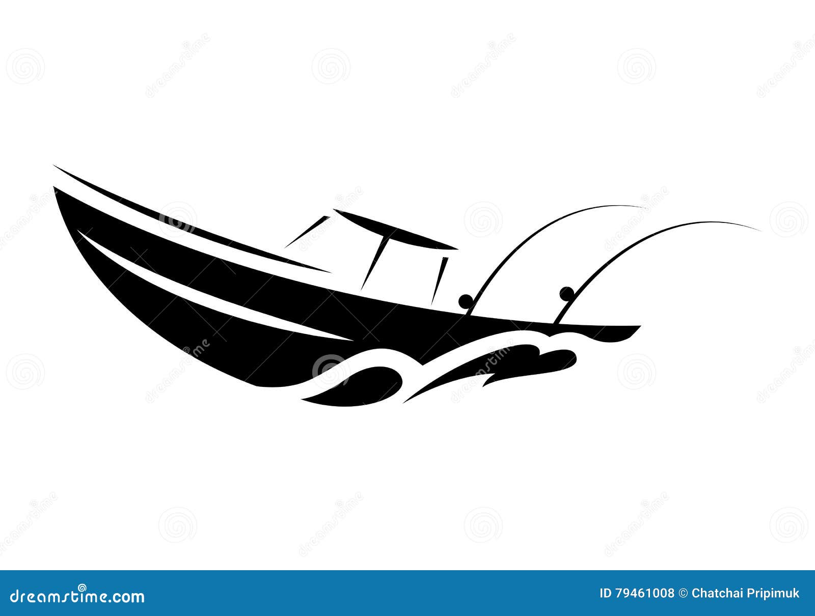 Download Symbol Fishing Boat, Vector Stock Vector - Illustration of ...