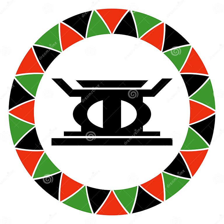 Kwanzaa Principle of Self Determination Stock Vector - Illustration of ...