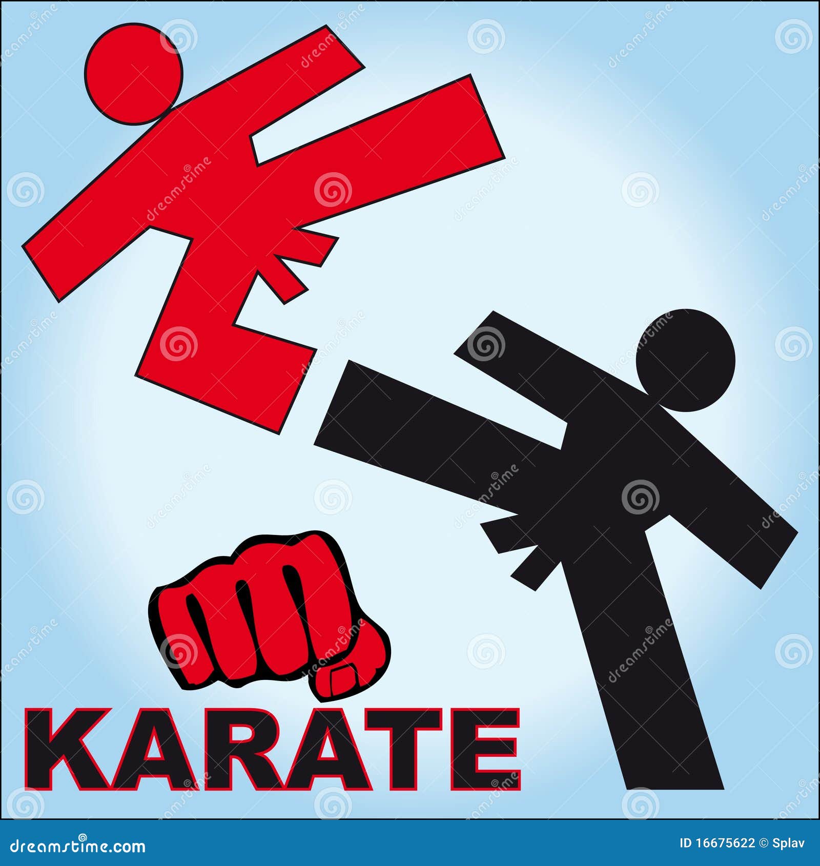 Symbol Martial arts stock illustration. Illustration of belt 16675622