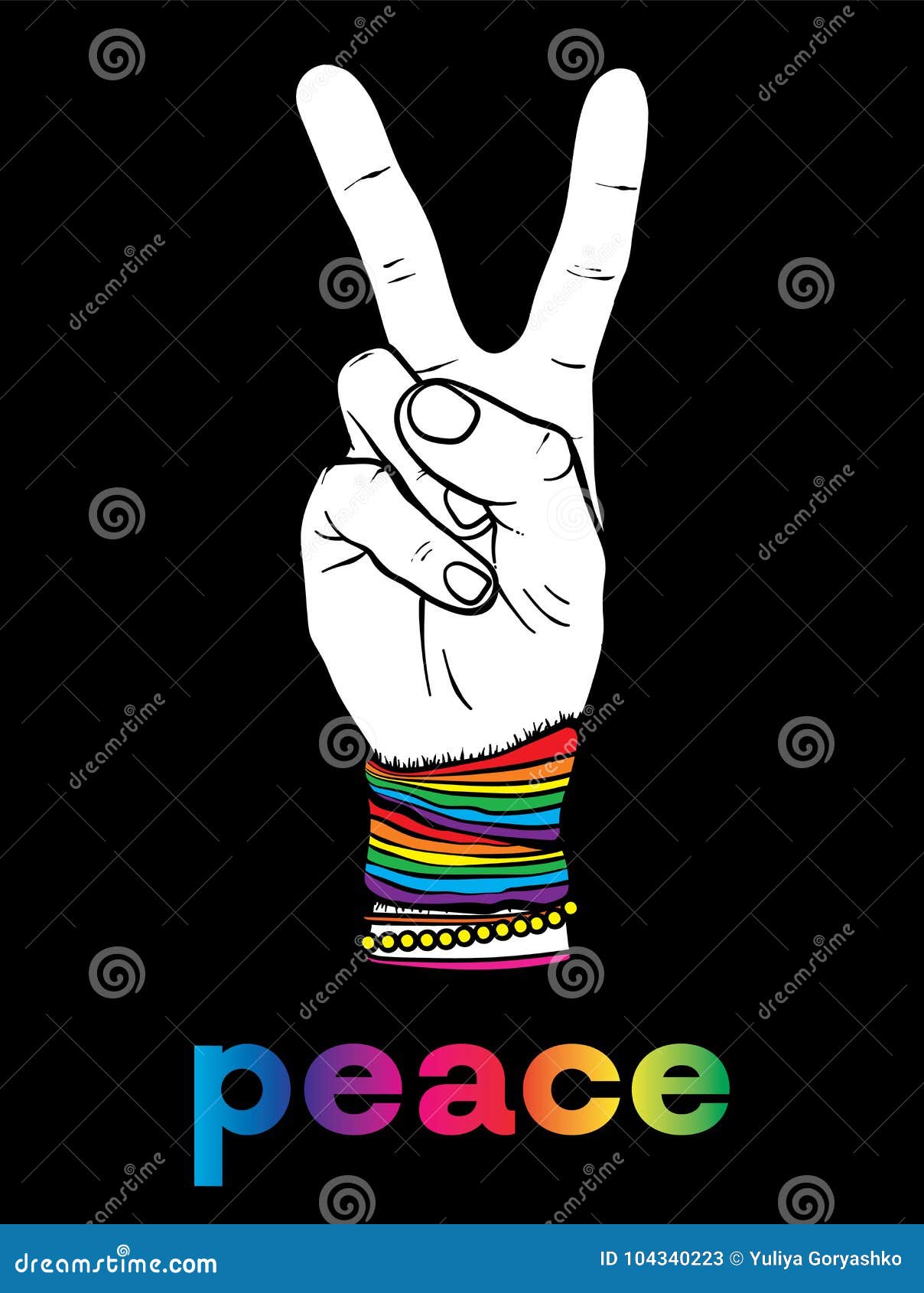 the  of pacifism and hippies is a hand with two fingers. against racism, homophobia and war. peace.  .
