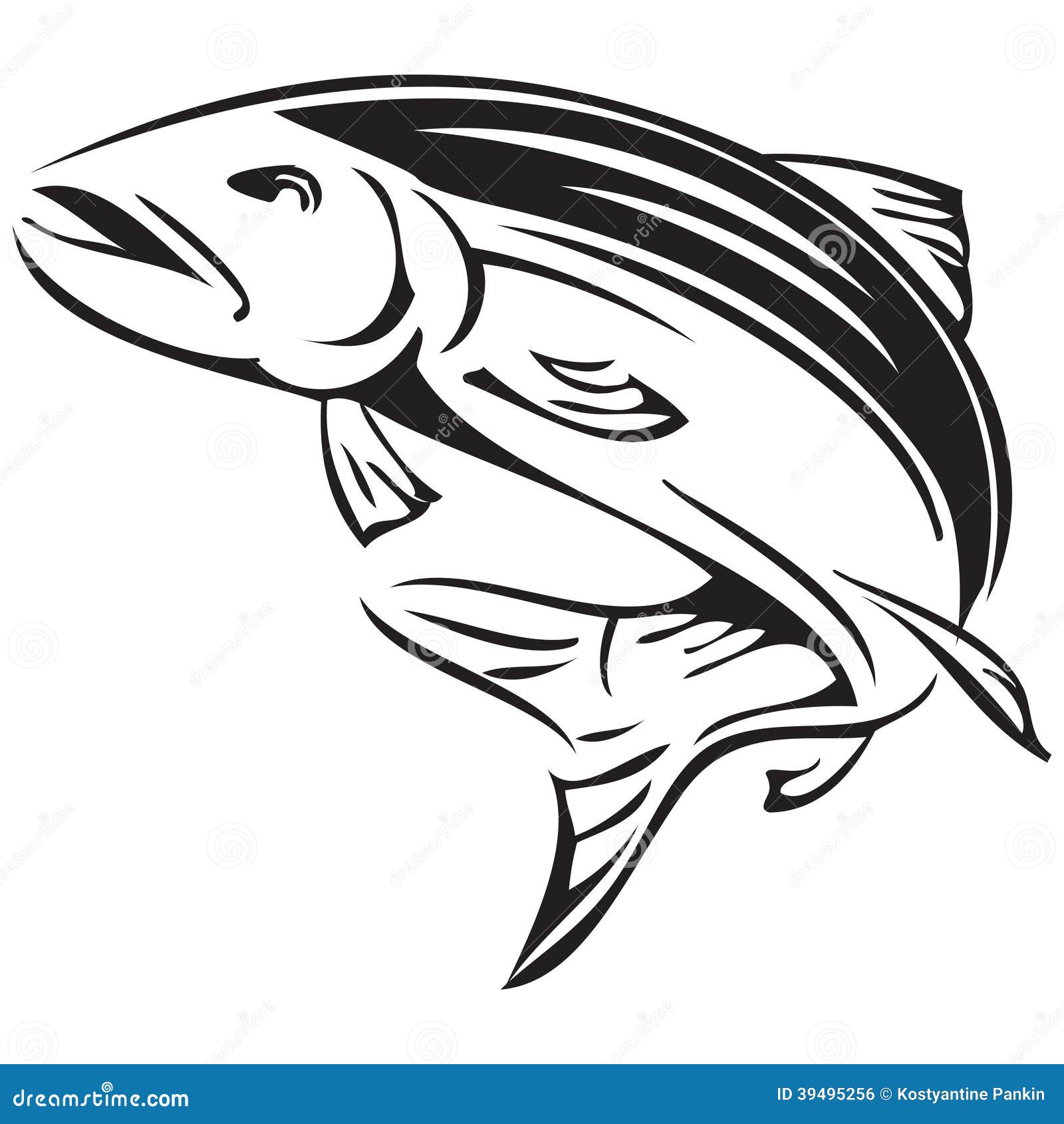 clip art jumping salmon - photo #28