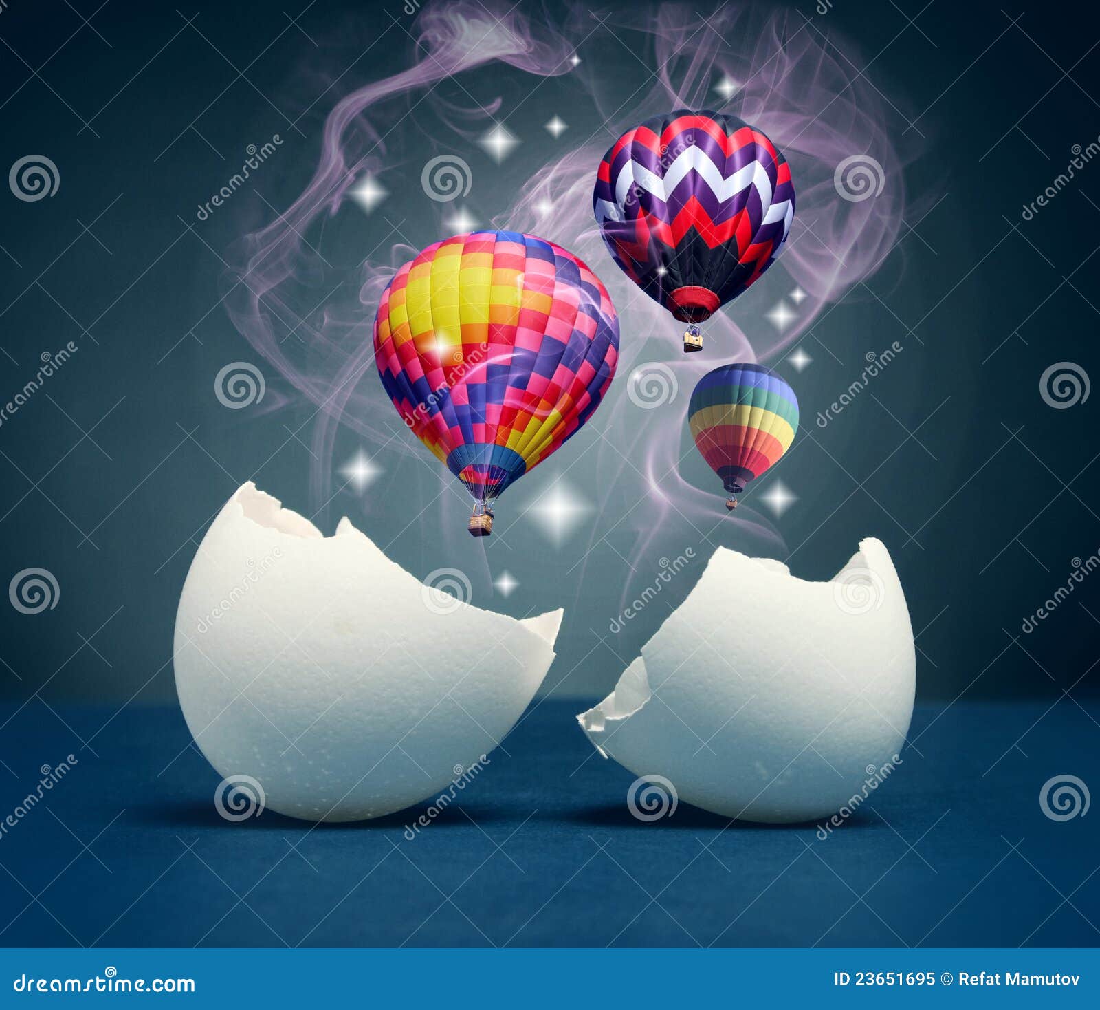 Symbol of Spiritual Freedom and Inspiration. Stock Illustration