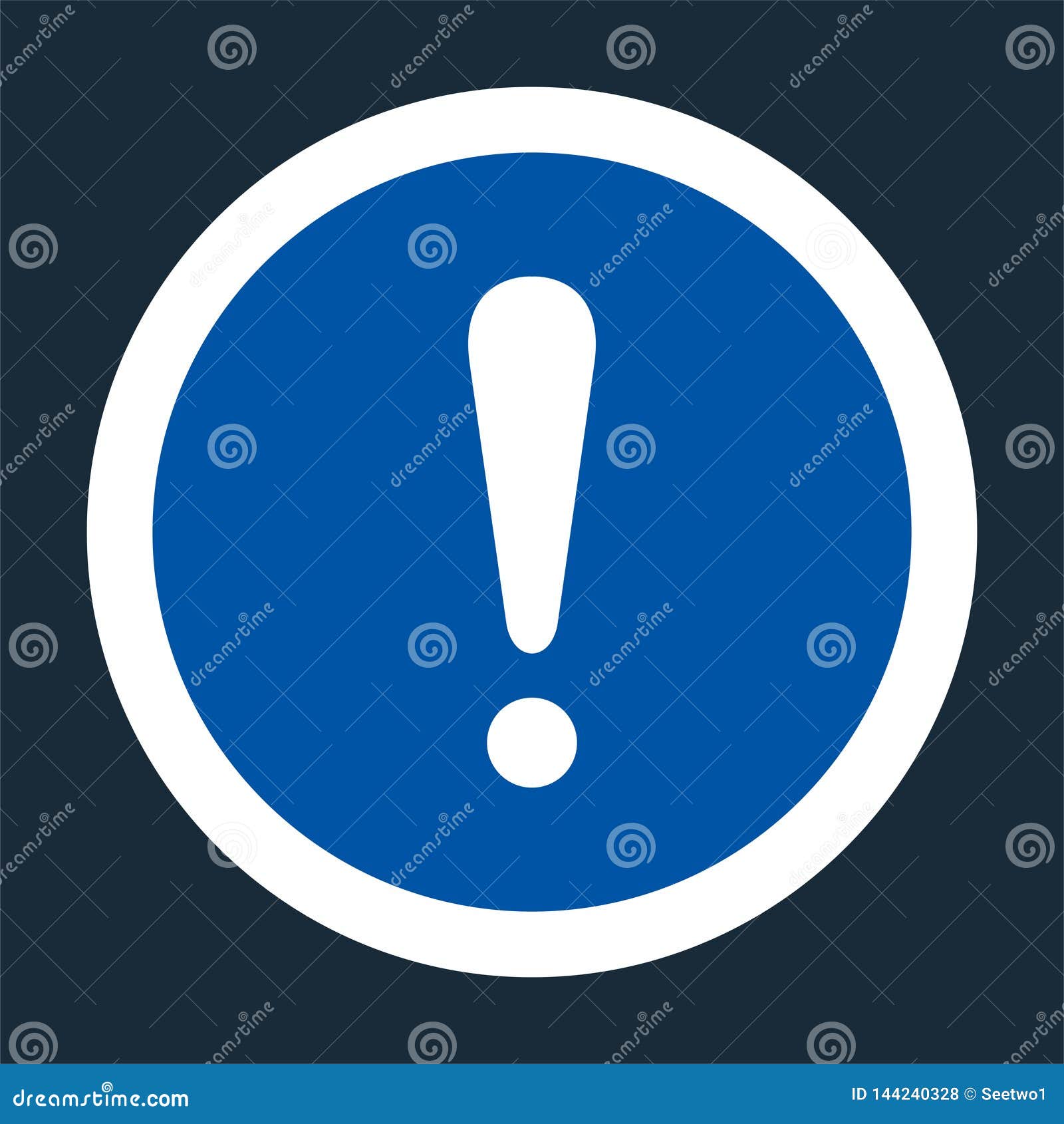 Symbol Switch Off Engine on Black Background,Vector Illustration Stock