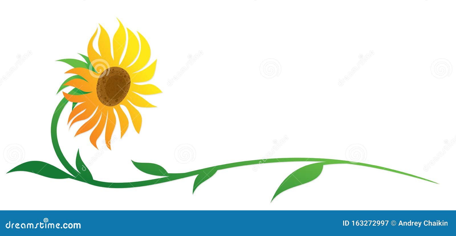 Symbol of yellow flower. stock vector. Illustration of garden 163272997