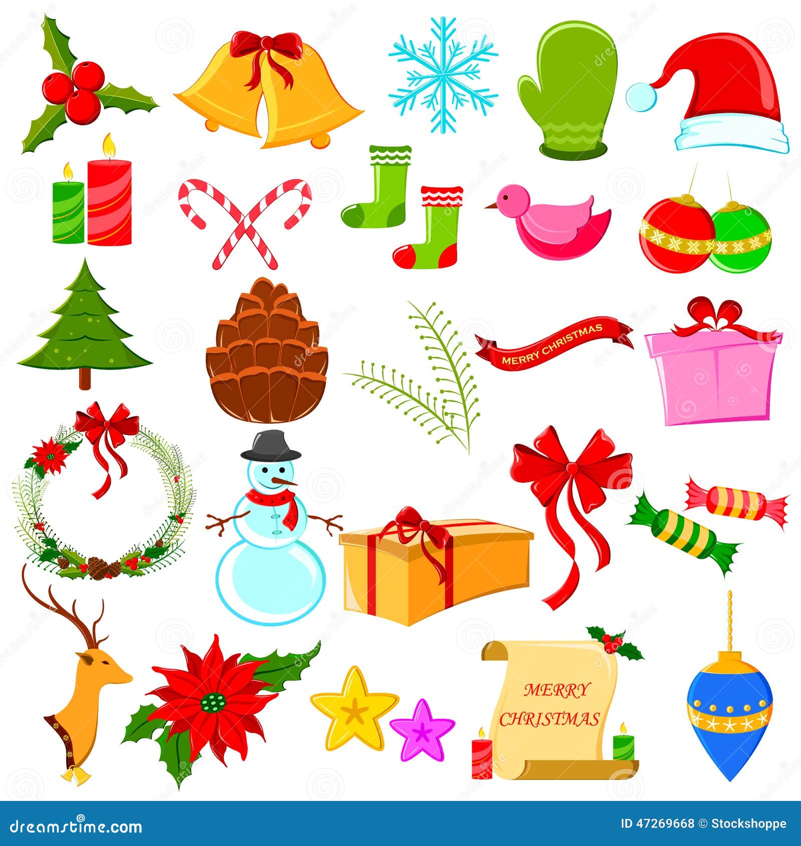 Symbole de Noël saint illustration de vecteur. Illustration du sucrerie 