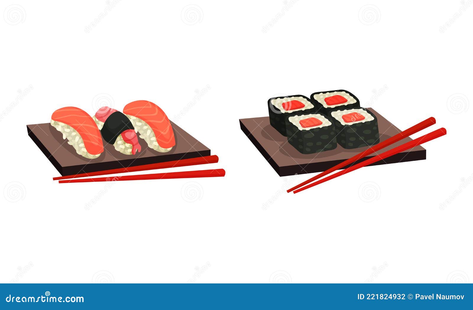 Vecteurs et illustrations de Baguette sushi en téléchargement gratuit