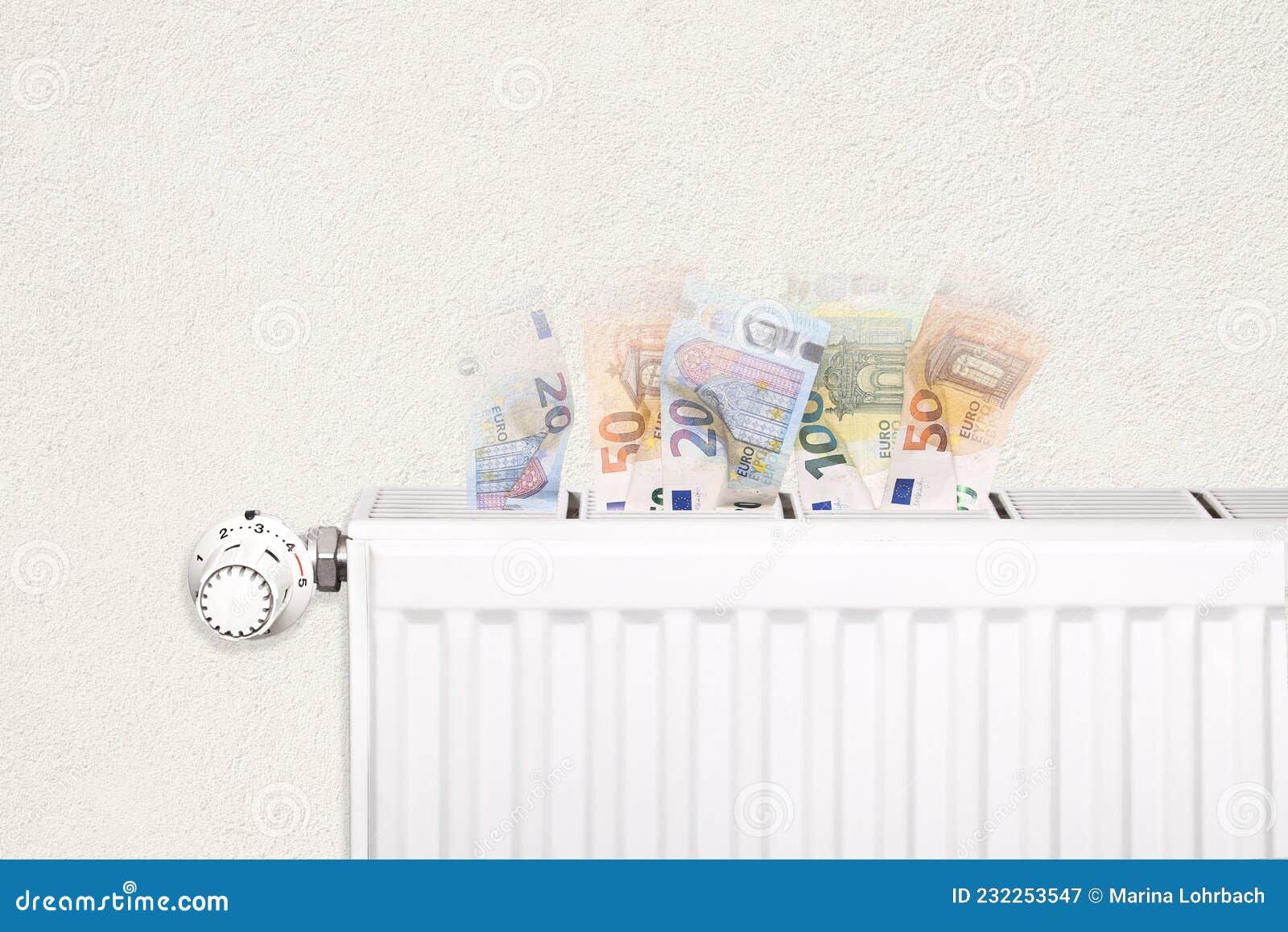 Symbolic Image for Steadily Rising Heating Costs Stock Image Image of