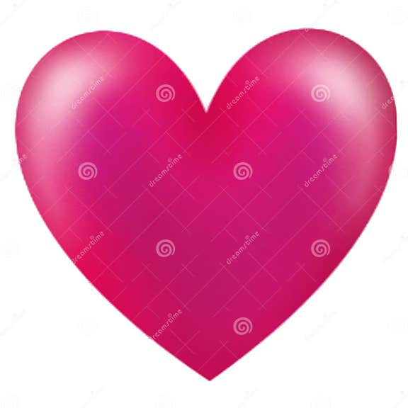 Heart Shape that Represents Love Stock Illustration Illustration of