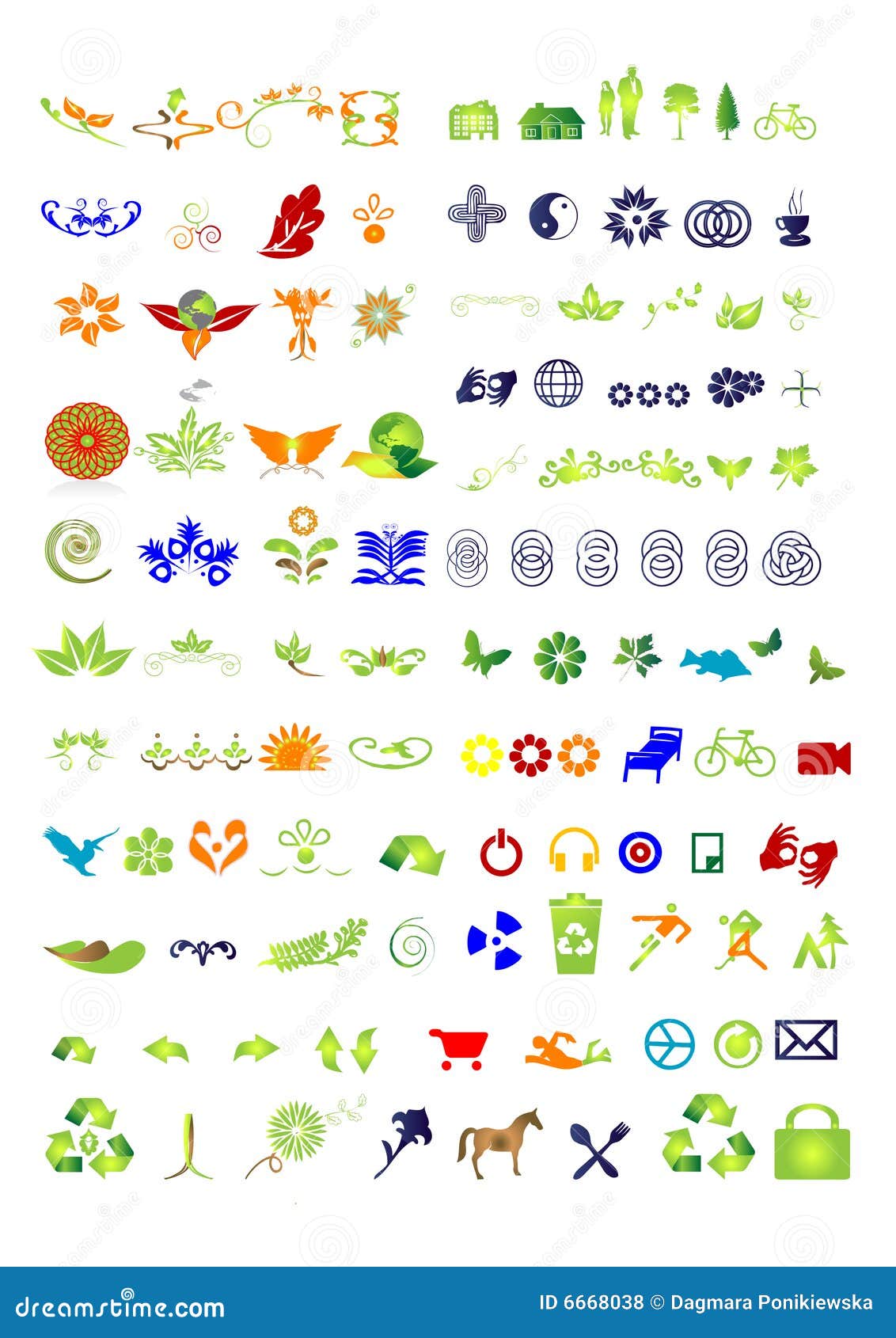 Symbols & Signs Collection Vector Stock Vector Illustration of