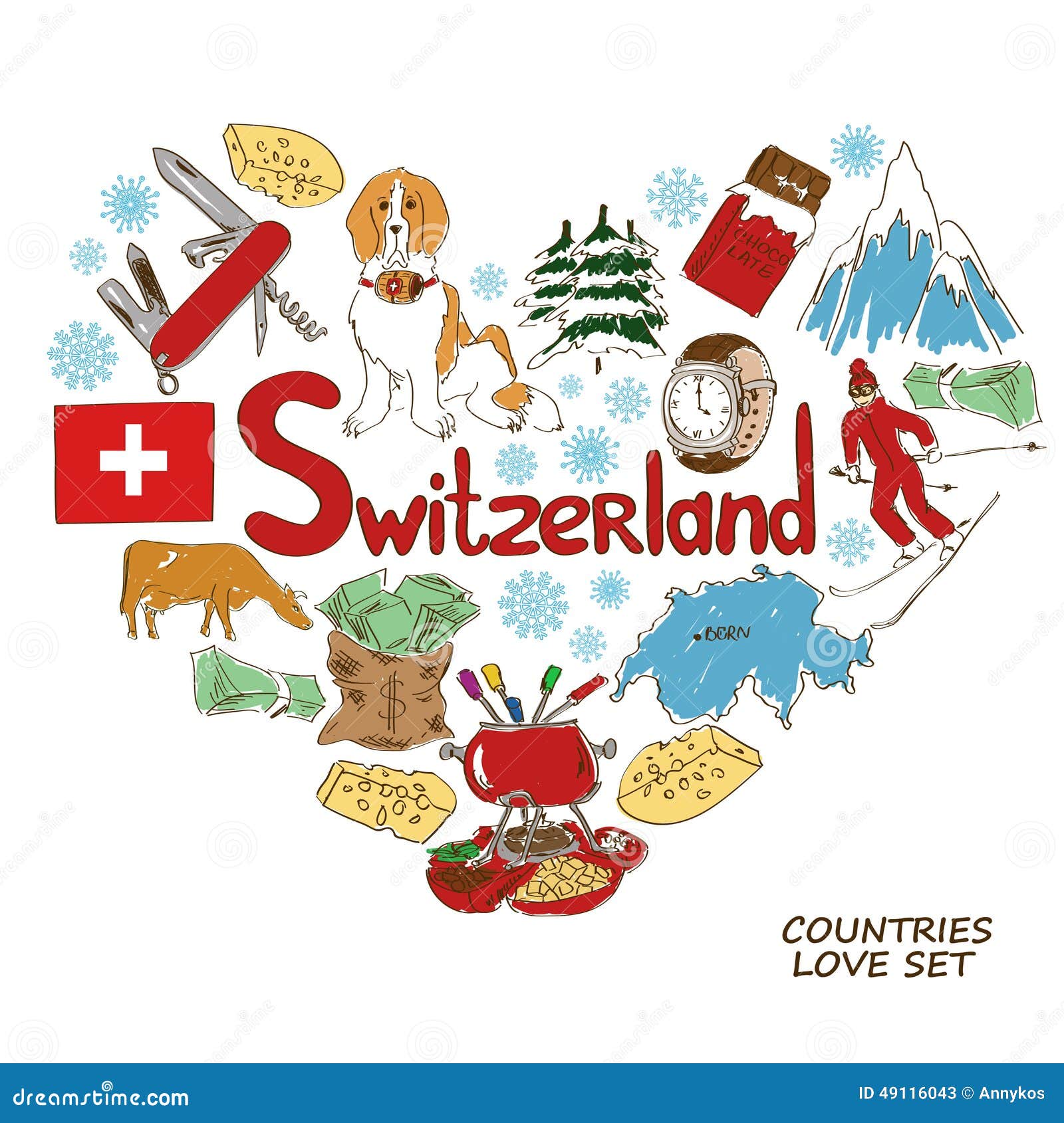 clipart map of switzerland - photo #24