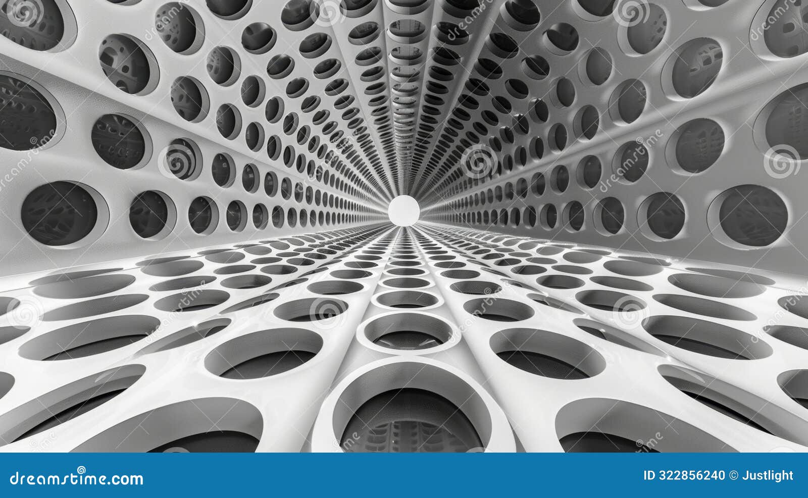 a symmetrical grid of circles and squares creating a hypnotic optical illusion