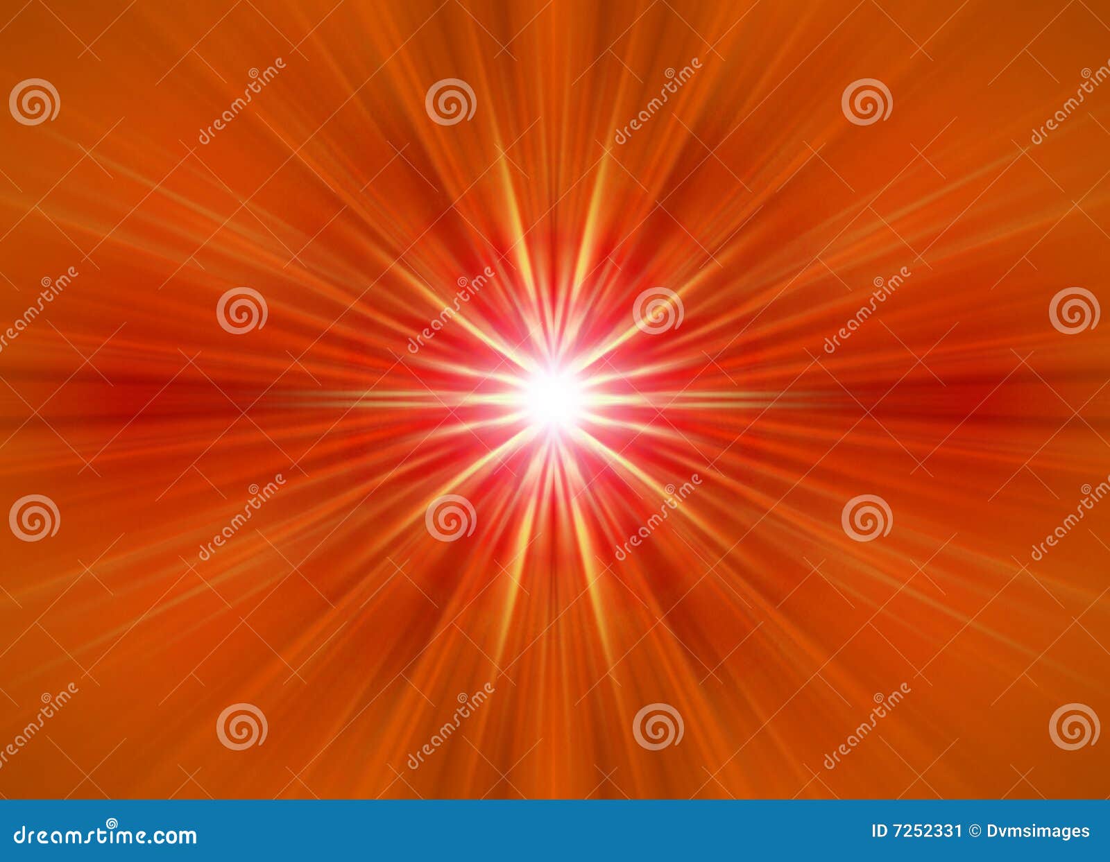 symmetrical orange rays