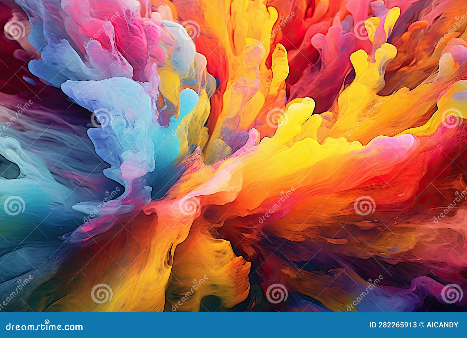 Symphony of Melting Colors and Swirling Liquids, Creating an