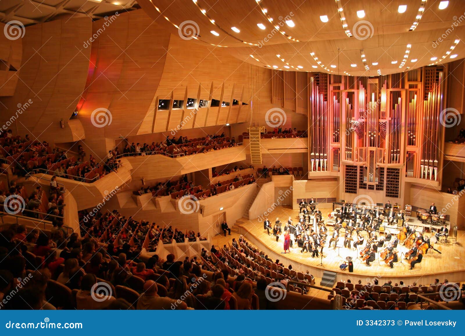 Symphony orchestra stock image. Image of play, harmony 3342373