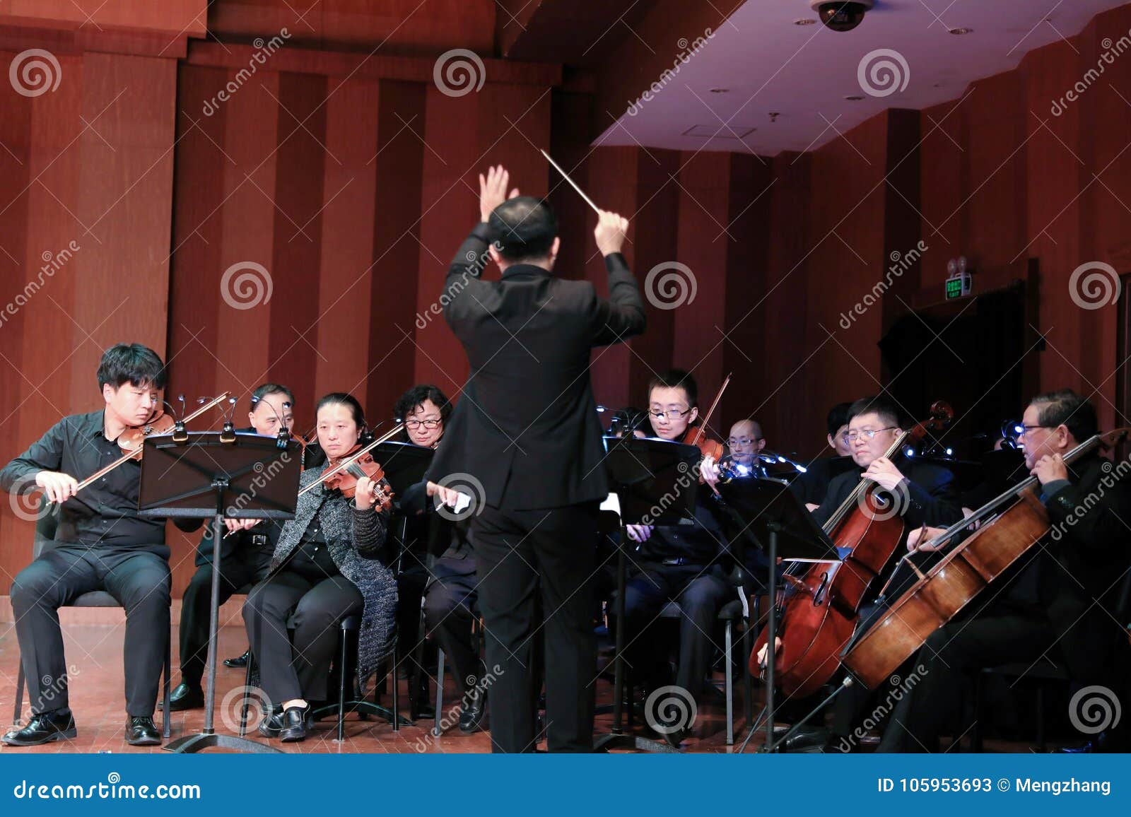 Symphony Orchestra editorial stock photo. Image of harmony 105953693