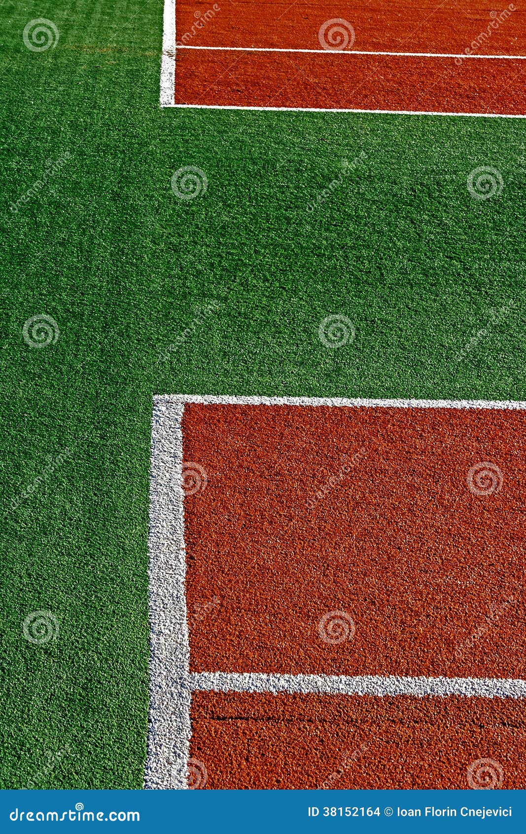 Synthetic sports field 16 stock photo. Image of construction 38152164