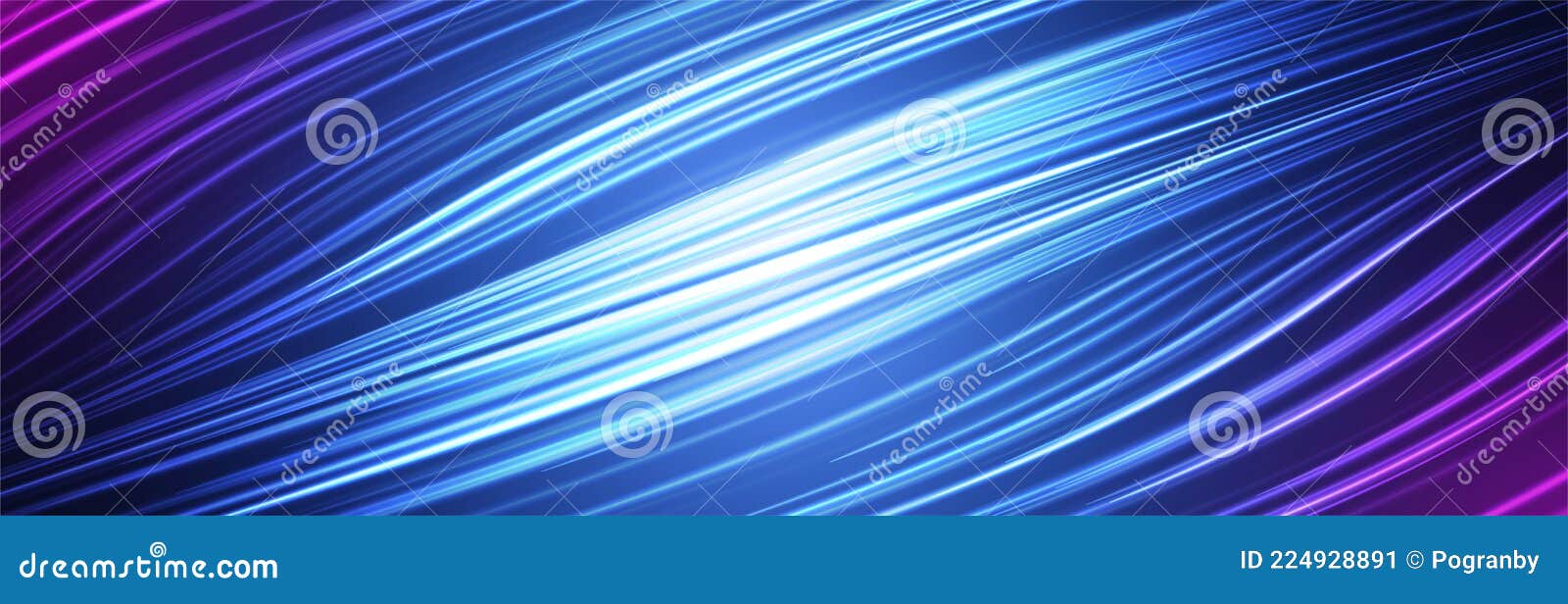 Abstract Neon Wallpaper. Smooth Line Pattern. Wavy Blue Lines. Geometric  Blur Lights. Cyan Bright Center Stock Vector - Illustration of lights,  energy: 224928891
