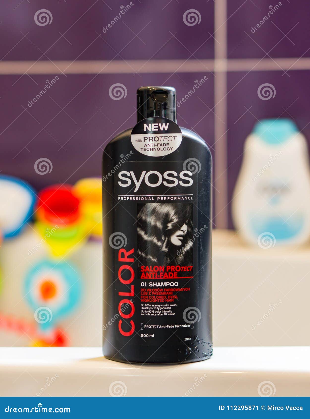 Hong Kong Afledning linned Syoss Color shampoo editorial photo. Image of color - 112295871