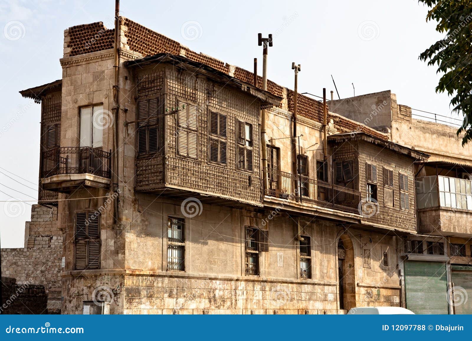 Syria Aleppo stock photo. Image of houses, architecture 12097788