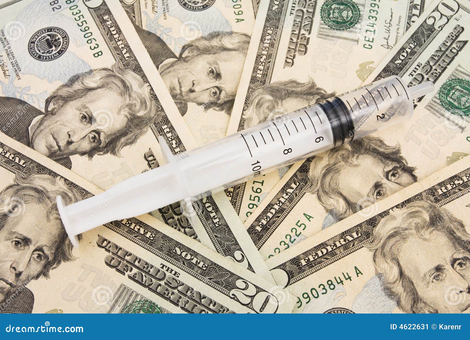 Syringe stock image. Image of needle, dollar, medicare 4622631