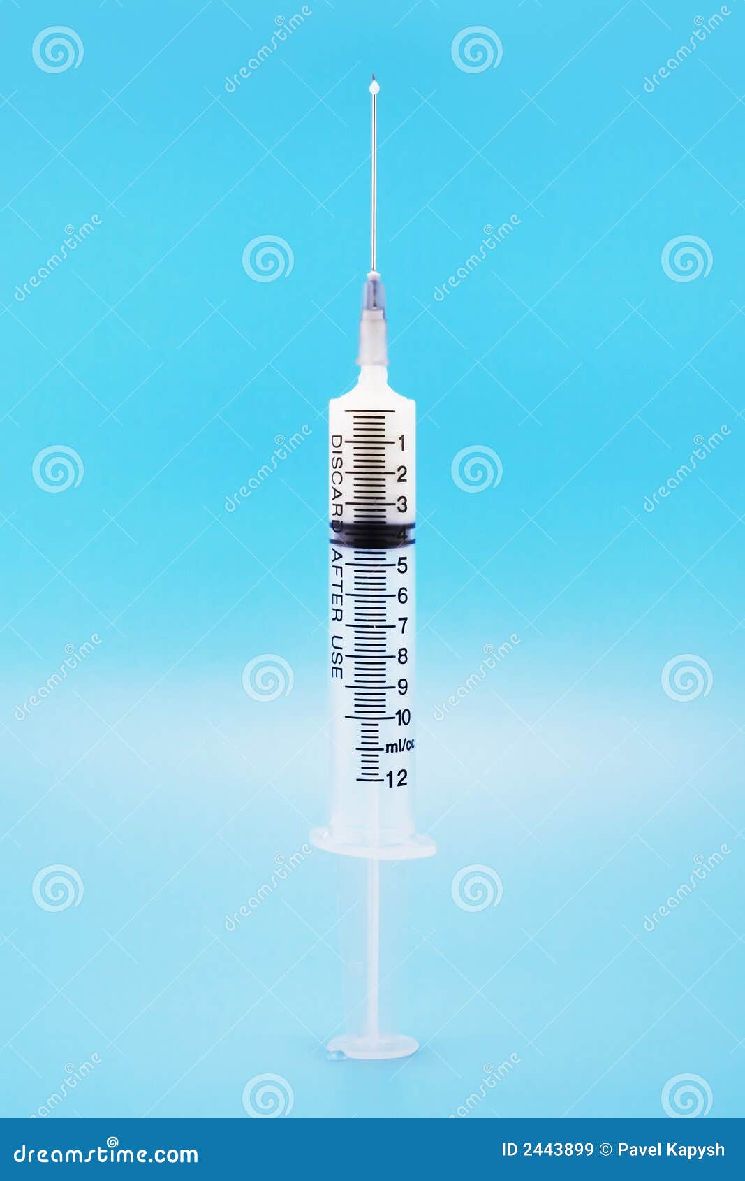 Syringe With Chemical Picture. Image 2443899