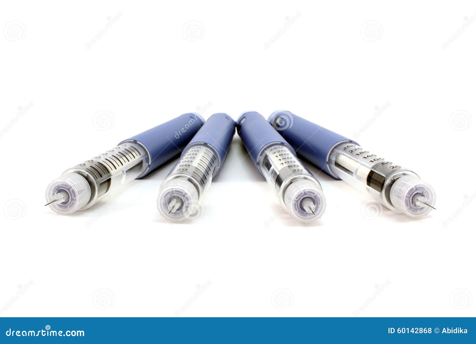 Syringe pen with needle stock photo. Image of medical 60142868