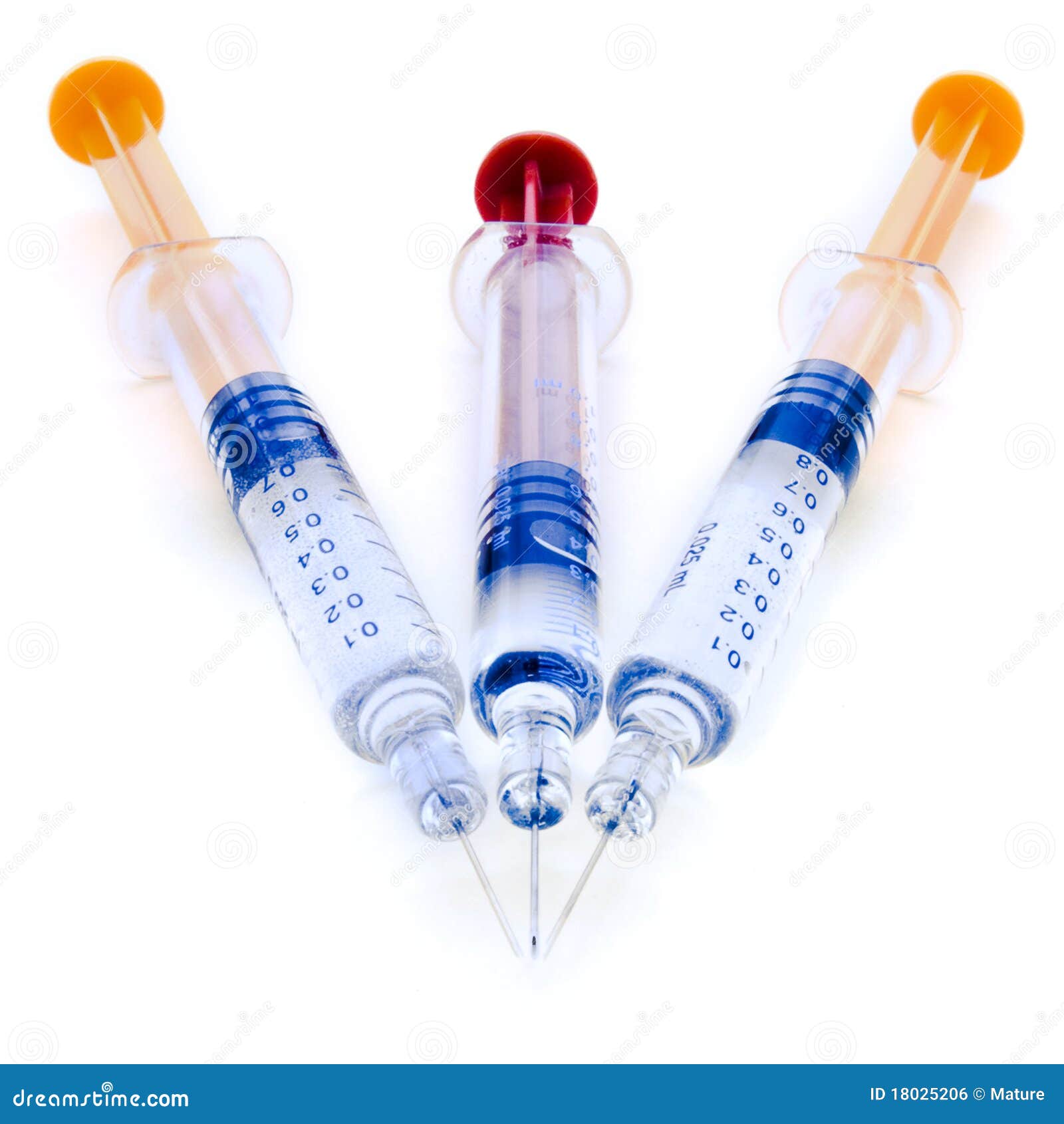 Syringes with medicine stock photo. Image of vaccination 18025206