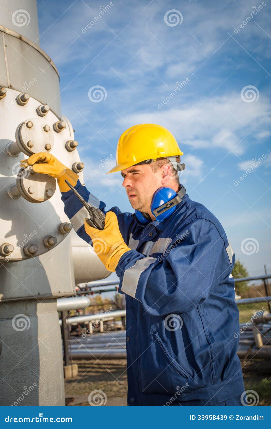 System Operator in Oil and Gas Production Stock Image Image of energy