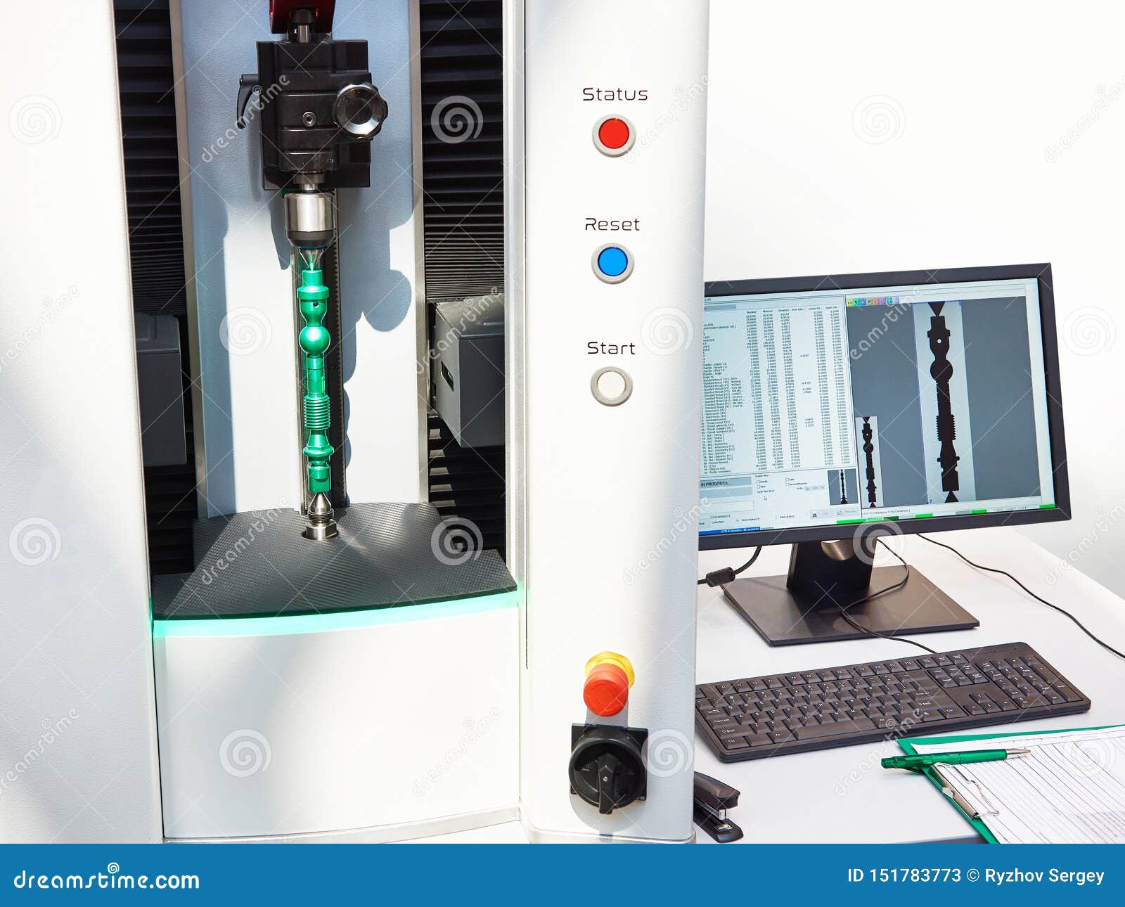 Systems for Optical Shaft Measurement Stock Image Image of