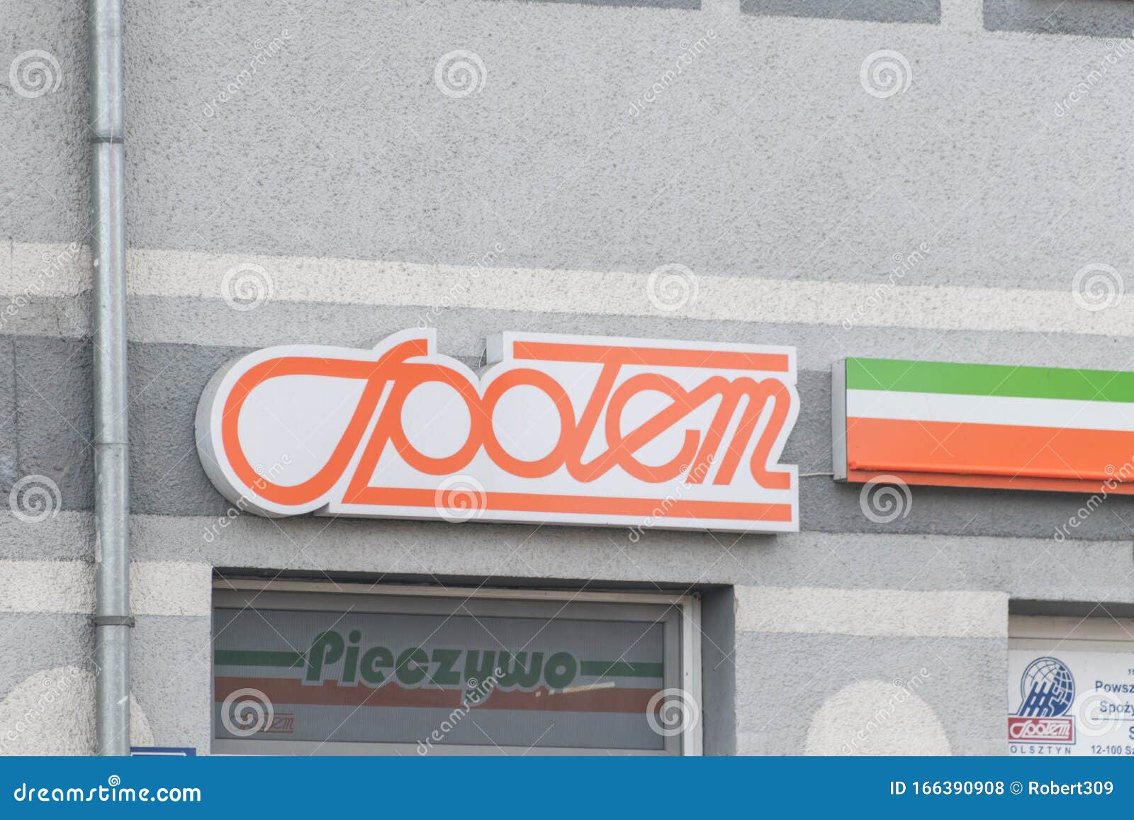 Spolem Logo and Sign. PSS Spolem is a Polish Consumers Co-operative of ...