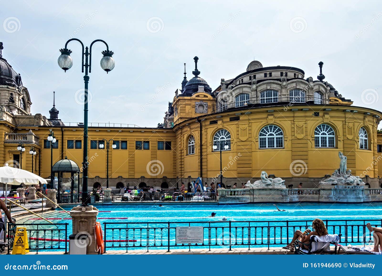 Szechenyi Baths And Pool Budapest Hungary Europe August 24 2019 Editorial Image Image Of Outdoor Hungarian 161946690