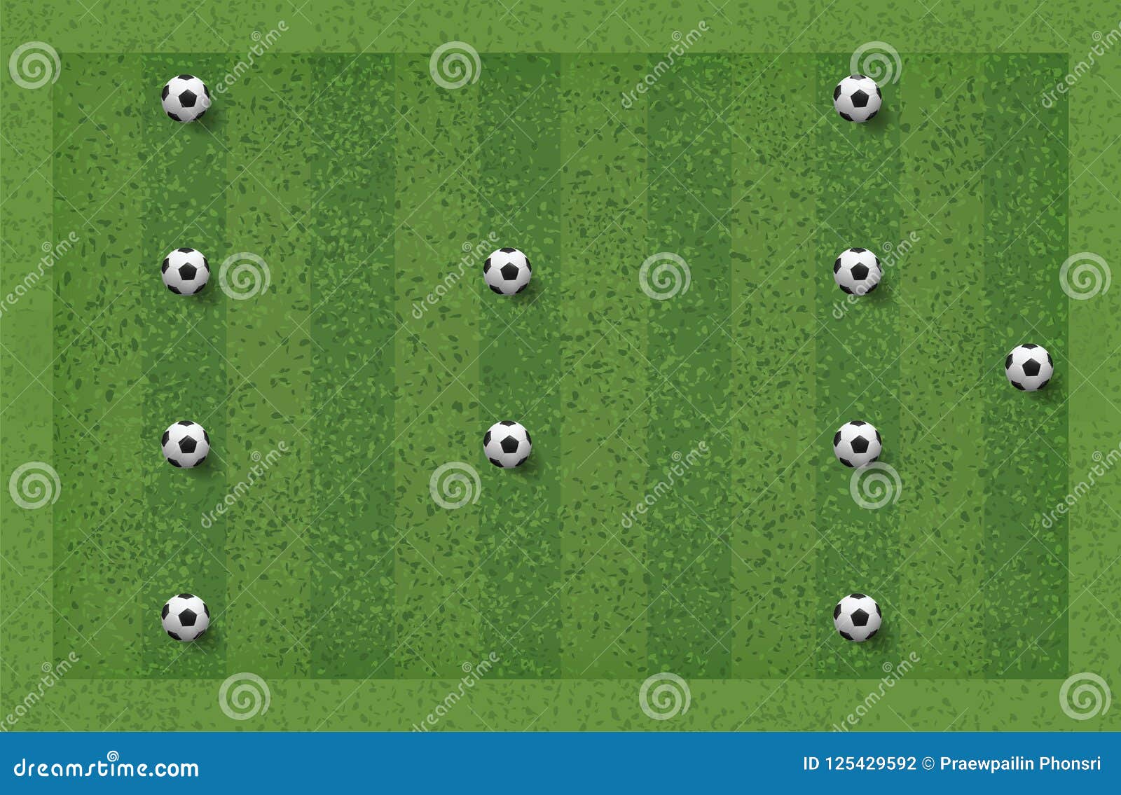 formações de futebol, esquema de formação de jogadores de futebol 4-4-2 em  uma ilustração de campo de futebol. 8415268 Vetor no Vecteezy