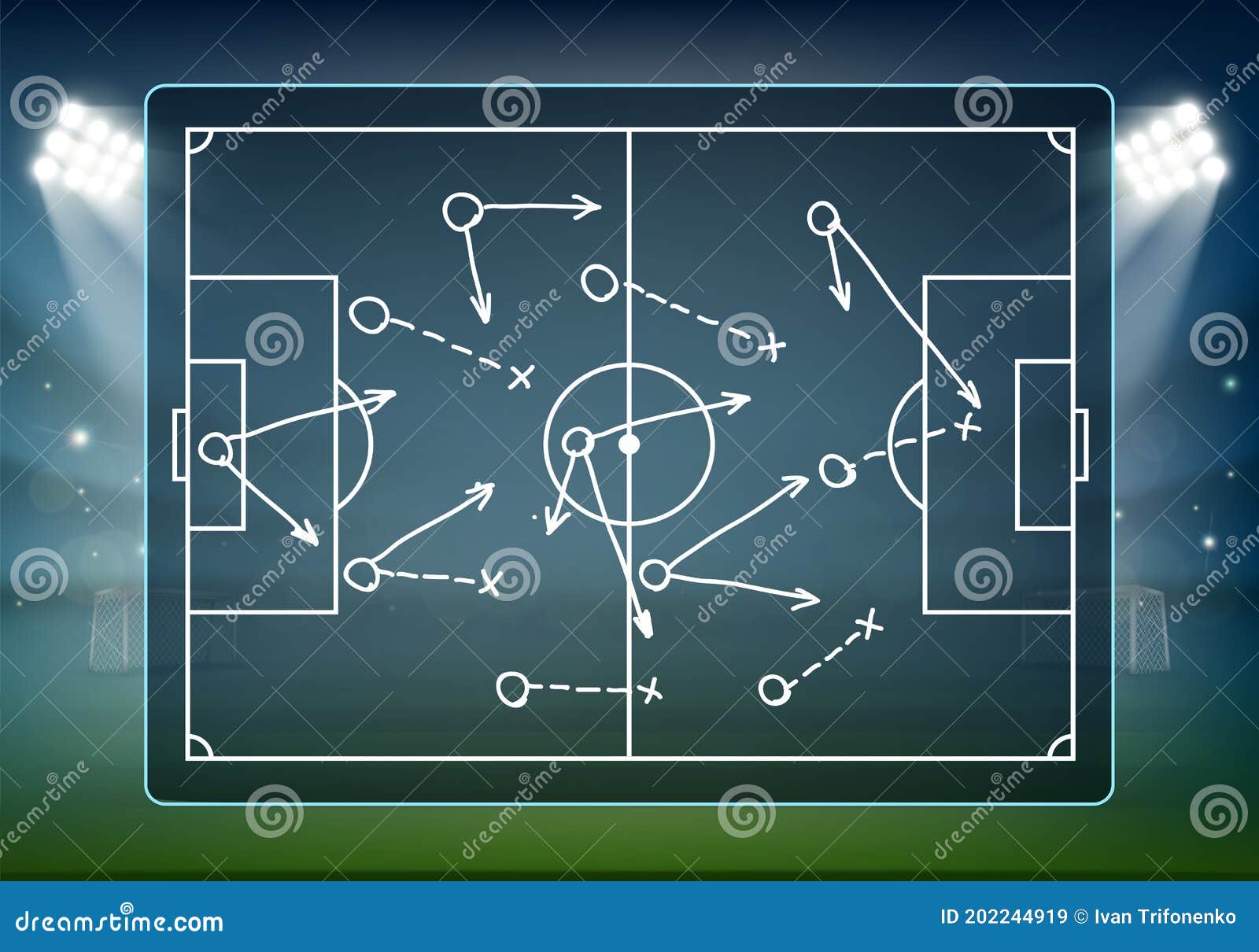 Infográfico Formação Jogos Futebol Futebol Conjunto Posição Jogador Futebol  Futebol imagem vetorial de tond.ruangwit@gmail.com© 414351924